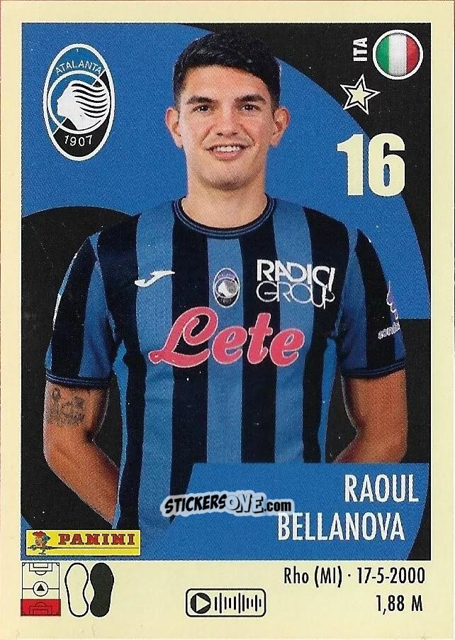Cromo Raoul Bellanova - Calciatori 2024-2025 n. 10 - Panini