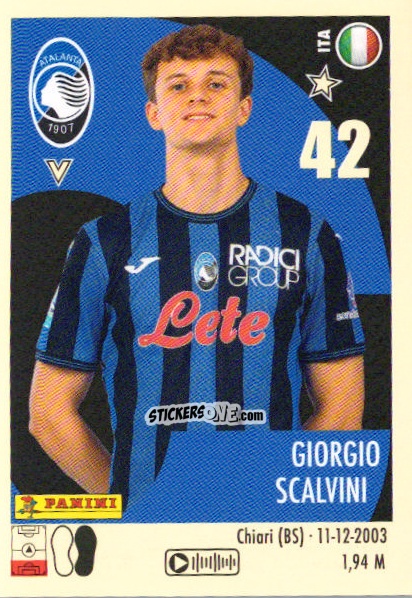 Cromo Giorgio Scalvini - Calciatori 2024-2025 n. 11 - Panini