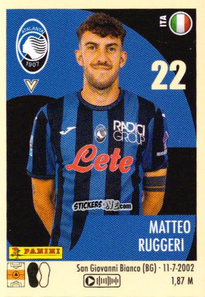 Figurina Matteo Ruggeri - Calciatori 2024-2025 n. 14 - Panini