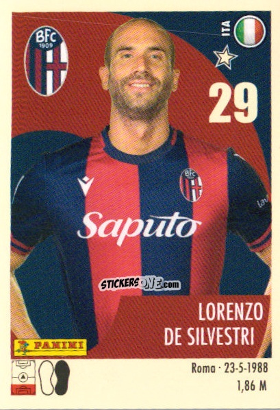 Figurina Lorenzo De Silvestri - Calciatori 2024-2025 n. 41 - Panini