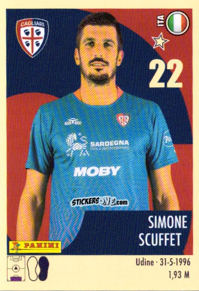 Cromo Simone Scuffet - Calciatori 2024-2025 n. 59 - Panini