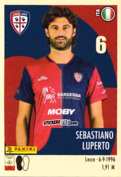 Cromo Sebastiano Luperto - Calciatori 2024-2025 n. 61 - Panini