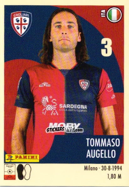 Cromo Tommaso Augello - Calciatori 2024-2025 n. 62 - Panini