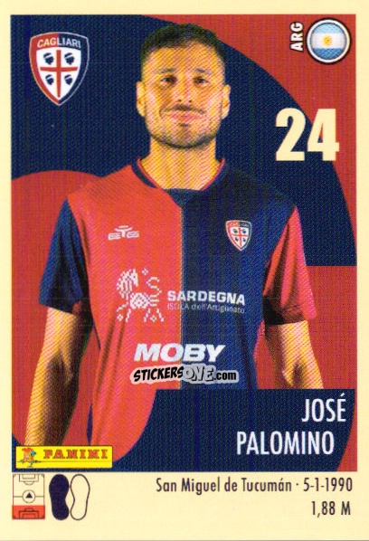 Cromo José Luis Palomino - Calciatori 2024-2025 n. 66 - Panini