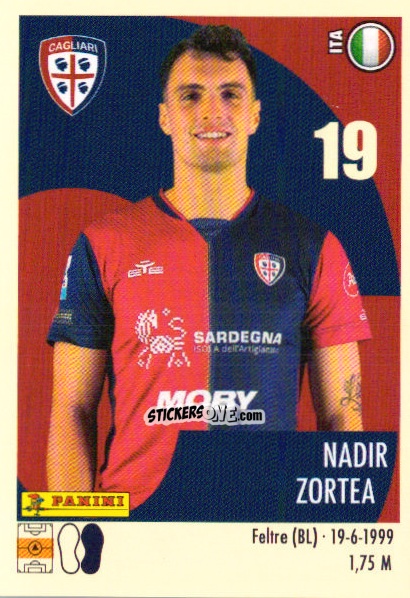 Cromo Nadir Zortea - Calciatori 2024-2025 n. 68 - Panini