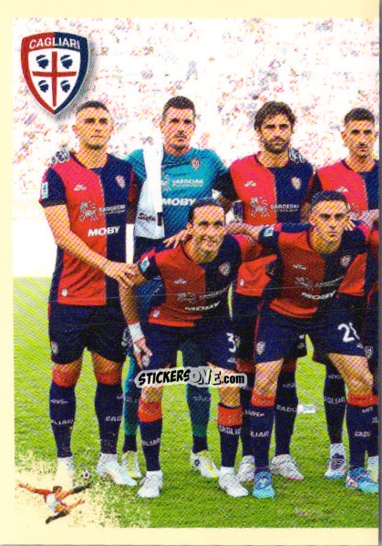 Figurina Squadra Cagliari - Calciatori 2024-2025 n. 80 - Panini
