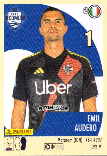 Figurina Emil Audero - Calciatori 2024-2025 n. 86 - Panini