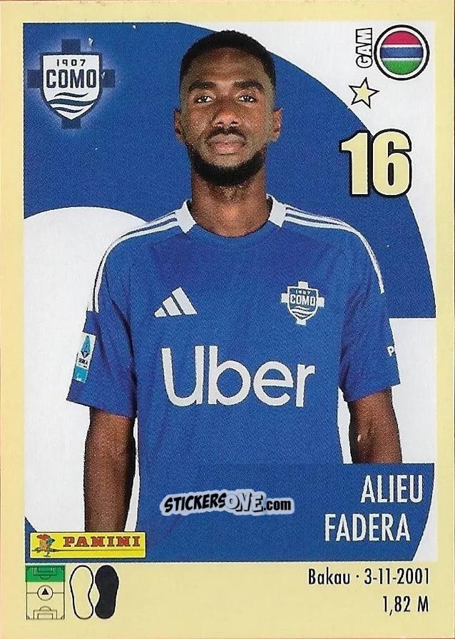 Sticker Alieu Fadera - Calciatori 2024-2025 n. 102 - Panini