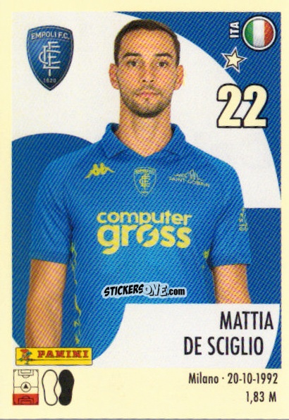 Cromo Mattia De Sciglio - Calciatori 2024-2025 n. 120 - Panini