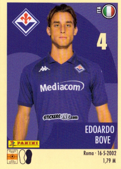 Figurina Edoardo Bove - Calciatori 2024-2025 n. 153 - Panini