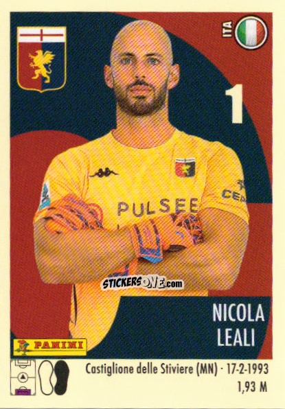 Cromo Nicola Leali - Calciatori 2024-2025 n. 168 - Panini