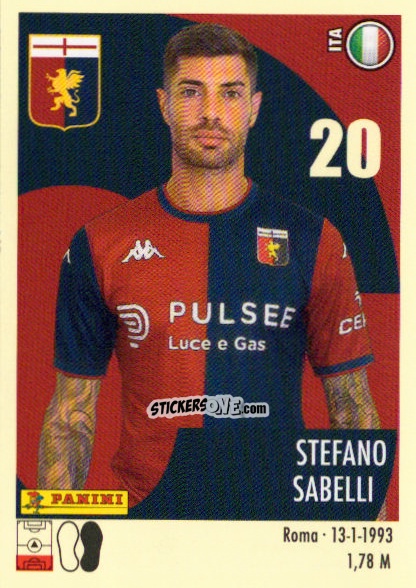 Cromo Stefano Sabelli - Calciatori 2024-2025 n. 173 - Panini