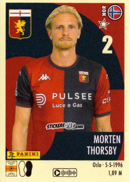 Cromo Morten Thorsby - Calciatori 2024-2025 n. 178 - Panini