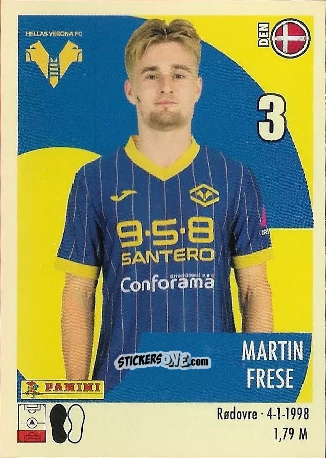 Sticker Martin Frese - Calciatori 2024-2025 n. 201 - Panini