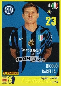 Figurina Nicolò Barella - Calciatori 2024-2025 n. 232 - Panini