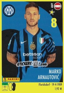 Cromo Marko Arnautović - Calciatori 2024-2025 n. 237 - Panini