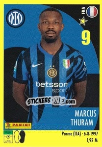 Figurina Marcus Thuram - Calciatori 2024-2025 n. 238 - Panini