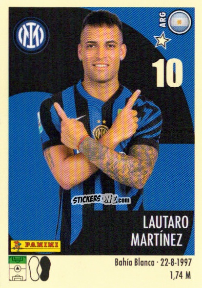 Figurina Lautaro Martínez - Calciatori 2024-2025 n. 239 - Panini