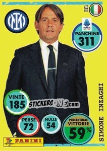 Cromo Simone Inzaghi (Allenatore) - Calciatori 2024-2025 n. 241 - Panini