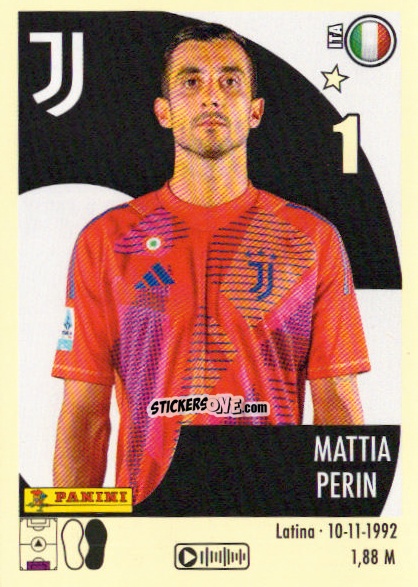 Cromo Mattia Perin - Calciatori 2024-2025 n. 249 - Panini