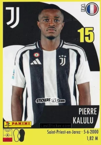Cromo Pierre Kalulu - Calciatori 2024-2025 n. 253 - Panini