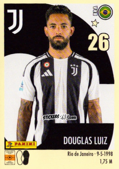 Cromo Douglas Luiz - Calciatori 2024-2025 n. 259 - Panini