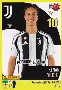 Cromo Kenan Yıldız - Calciatori 2024-2025 n. 264 - Panini