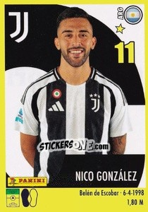 Figurina Nicolás González - Calciatori 2024-2025 n. 266 - Panini