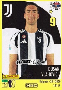Figurina Dušan Vlahović - Calciatori 2024-2025 n. 267 - Panini