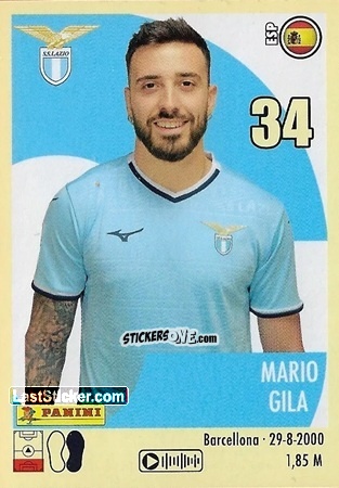 Sticker Mario Gila - Calciatori 2024-2025 n. 280 - Panini