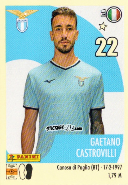 Cromo Gaetano Castrovilli - Calciatori 2024-2025 n. 285 - Panini