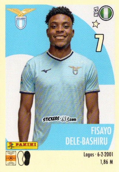 Cromo Fisayo Dele-Bashiru - Calciatori 2024-2025 n. 288 - Panini