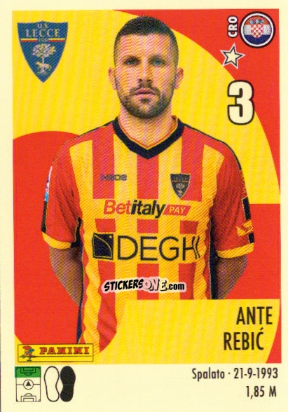 Figurina Ante Rebić - Calciatori 2024-2025 n. 321 - Panini