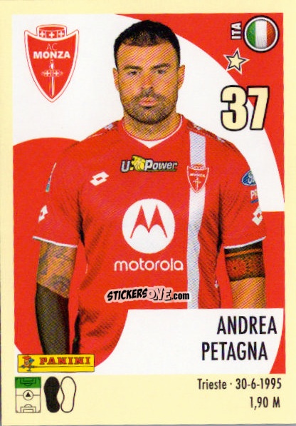 Cromo Andrea Petagna - Calciatori 2024-2025 n. 371 - Panini