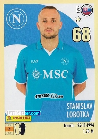 Cromo Stanislav Lobotka - Calciatori 2024-2025 n. 392 - Panini