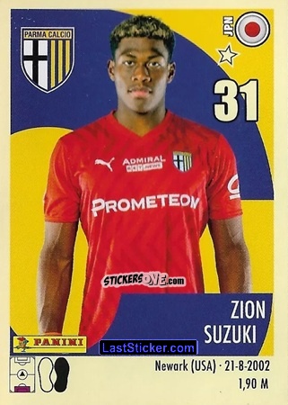 Cromo Zion Suzuki - Calciatori 2024-2025 n. 410 - Panini