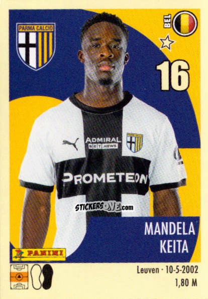 Cromo Mandela Keita - Calciatori 2024-2025 n. 422 - Panini