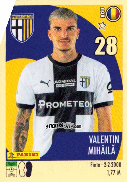 Cromo Valentin Mihaila - Calciatori 2024-2025 n. 428 - Panini