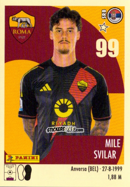 Cromo Mile Svilar - Calciatori 2024-2025 n. 437 - Panini