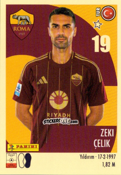 Cromo Zeki Çelik - Calciatori 2024-2025 n. 440 - Panini