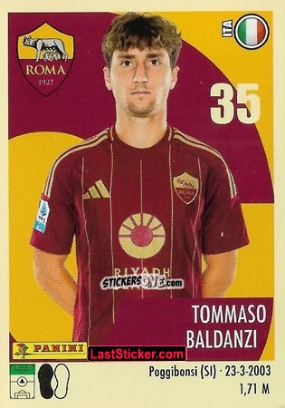 Figurina Tommaso Baldanzi