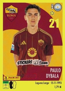 Cromo Paulo Dybala - Calciatori 2024-2025 n. 453 - Panini