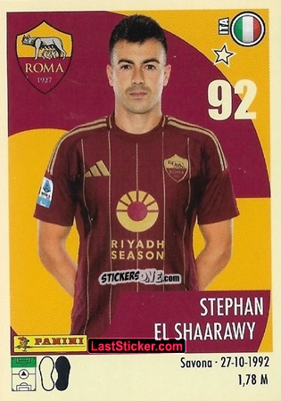 Cromo Stephan El Shaarawy - Calciatori 2024-2025 n. 456 - Panini