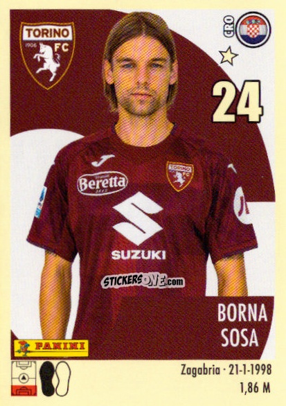Cromo Borna Sosa - Calciatori 2024-2025 n. 470 - Panini