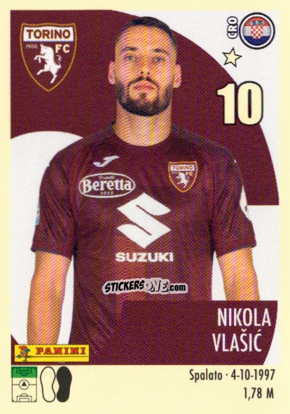 Figurina Nikola Vlašić - Calciatori 2024-2025 n. 483 - Panini
