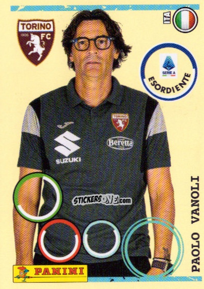 Figurina Paolo Vanoli (Allenatore) - Calciatori 2024-2025 n. 484 - Panini