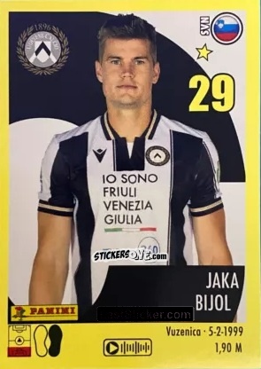 Cromo Jaka Bijol - Calciatori 2024-2025 n. 499 - Panini