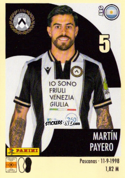 Cromo Martín Payero - Calciatori 2024-2025 n. 500 - Panini
