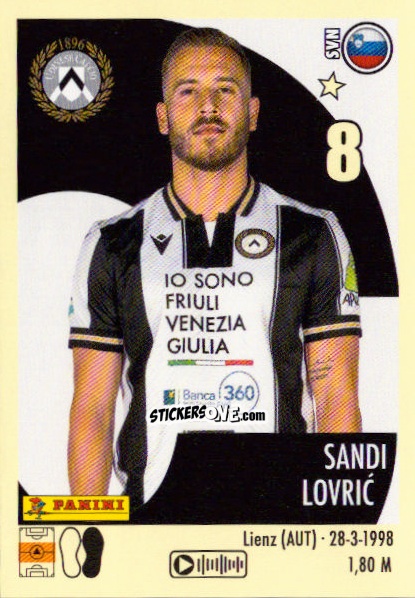 Cromo Sandi Lovrić - Calciatori 2024-2025 n. 504 - Panini