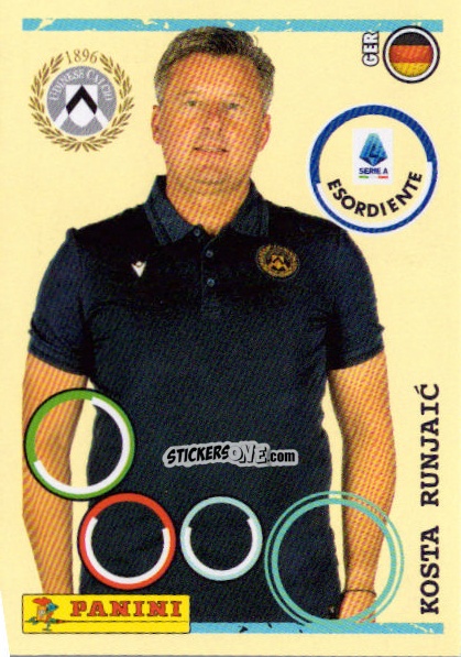 Cromo Kosta Runjaić (Allenatore) - Calciatori 2024-2025 n. 511 - Panini